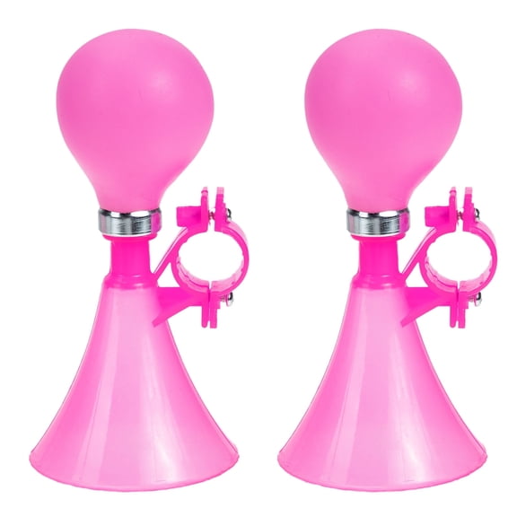 BESTSKY 2Pcs Kids Bike Squeeze Horn Bicycles Plastic Air Horn Scooter Bar Honking Bell
