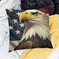 thumbnail image 2 of SHANXI and USA Flag, American Flag Decorative Square Pillowcases 18x18in, 2 of 5