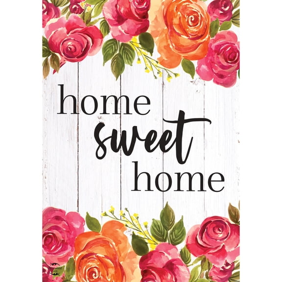 Briarwood Lane House Flag 40x28 For Outdoor Farmhouse Home Sweet Home Spring For Spring House Flag