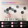 thumbnail image 5 of INTIGE 12-Pack Hexagon Sound Acoustic Panels, 14" x 12" x 0.4", High Density Soundproof Panel, White, 5 of 7