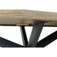 thumbnail image 4 of Redondo Felix Solid Wood Dining Table with Cast Iron Legs in Natural - 82", 4 of 6