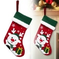 thumbnail image 2 of HCTSHG Personalized Christmas Stockings Large Custom Embroidered Xmas Stocking with Name & Festive Pattern Ideal for Family & Fireplace Decor, 2 of 9