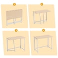 thumbnail image 5 of CONCETTA Lightweight Folding Desk 31.5", Space Saving Workstation, Portable Computer Table for Small Home Office & RV, Easy Set Up, Oak, 5 of 8