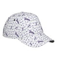 thumbnail image 3 of Kdxio Unisex Lavender Flowers Pattern Baseball Cap Unisex Washed Classic Adjustable Hat, 3 of 8