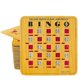 thumbnail image 1 of MR CHIPS Tarjetas de bingo deslizantes de lujo, transparentes y rápidas, a prueba de atascos, con ventanas corredizas, paquete de 50 en estilo madera veteada, 1 of 1
