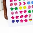 thumbnail image 4 of Kids Sticky Earrings 3D Gems Stickers Glitter Crystal Sticker Earrings For Girls, 4 of 5