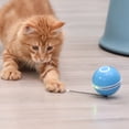 thumbnail image 2 of Juguete Interactivo Inteligente Para Gatos Bola Autogiratoria Led Colorida Con Campana De Hierba Gatera Y Juguetes De Plumas Monstrate PT001552-04, 2 of 6