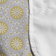 thumbnail image 4 of Ethnic Microwave Oven Cover, Elaborated Ornamental Endless Pattern of Motifs, Water Resistant Organizer with Pockets for Kitchen, 36" x 12", Earth Yellow Pale Grey, by Ambesonne, 4 of 4