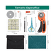 thumbnail image 2 of Kit De Cutter Circular Rotatorio P/papel/tela/cuero, 96 Pzs Belug Anaranjado, 2 of 5