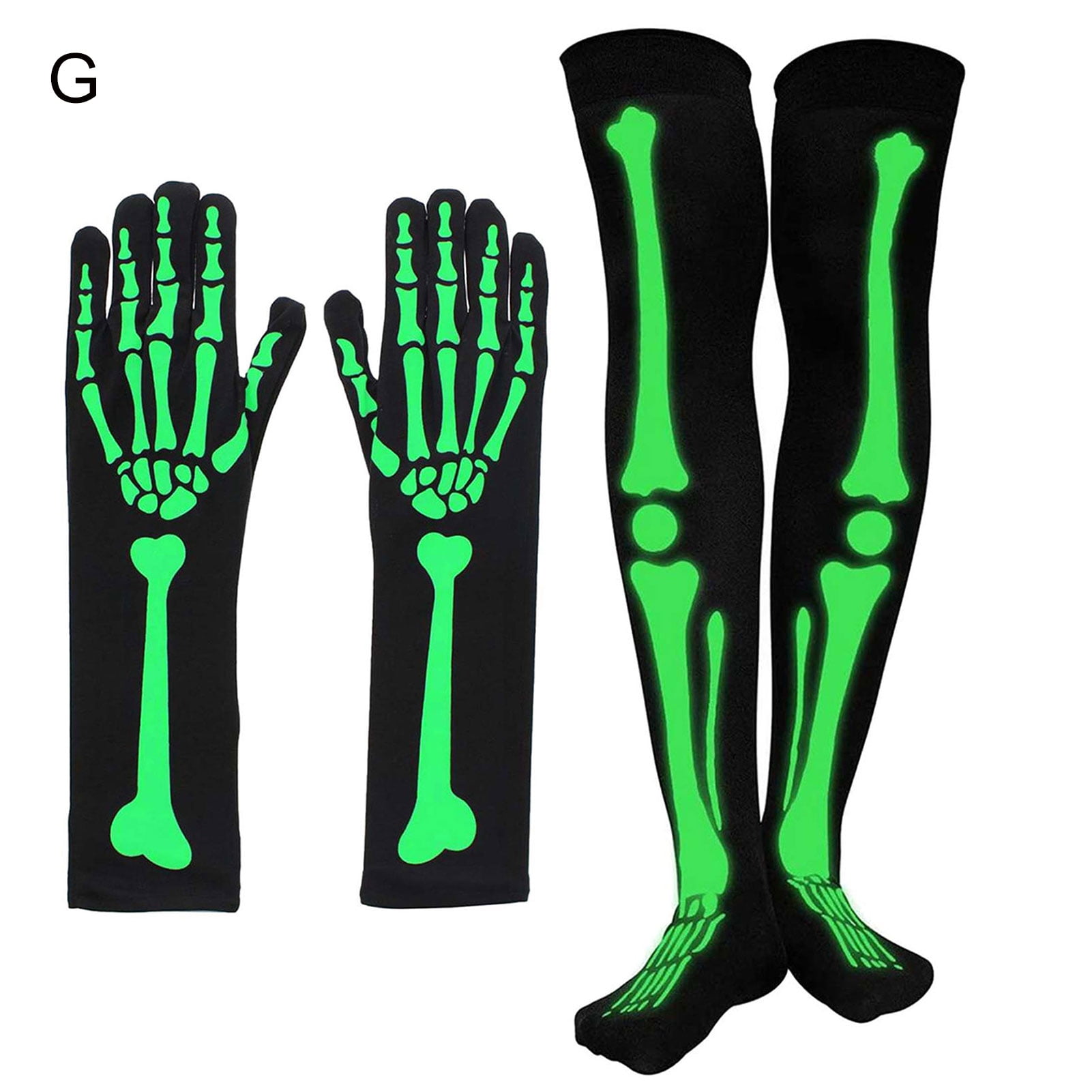 Hobeauty Halloween Costume Party Skull Stockings Halloween Skeleton
