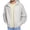 Light Gray, variant on Men's UPF 50+ Sun Protection Jacket, Lightweight Hooded Windbreaker with Zip Pockets, Breathable Outdoor Performance Gear for Fishing, Hiking, Running