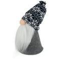 thumbnail image 3 of Northlight Gnome Head in Knit Hat Standing Christmas Figure - 8", 3 of 5