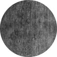 thumbnail image 1 of Ahgly Company Indoor Round Oriental Gray Industrial Area Rugs, 6' Round, 1 of 4