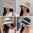 thumbnail image 5 of Wide Brim Anti-UV Cotton Linen Big Visors Breathable Fisherman Cap Fisherman's Hat Beach Cap Sun Hat Bucket Hat PINK, 5 of 8