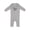 AC-Heather Grey, variant on Flower Girl Wedding Butterfly Baby Romper Coveralls