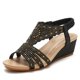 thumbnail image 5 of XIHAHA moda chica ligera Mujer al aire libre verano Mujer zapato sandalias cuñas Peep Toe zapatos de Mujer playa comodidad zapatos elegantes, 5 of 5