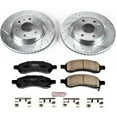 thumbnail image 3 of PowerStop Front Z36 Truck & Tow Carbon-Fiber Ceramic Brake Pad and Drilled and Slotted Rotor Kit Fits: BUICK CHEVROLET GMC SATURN Select Models K4657-36, 3 of 9