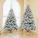 thumbnail image 3 of White Snowflake PVC Artificial Christmas Tree Snow Christmas tree made cedar tree mall window decoration tree, 3 of 4