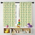 thumbnail image 5 of Blackout Kids Curtains,LightYellow Green Dinosaurs Silhouettes Pattern Childrens Insulated Curtains Set Of 2,Bedroom Essentials,Toddler Room Decor 42"x54", 5 of 5