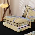 thumbnail image 5 of Erosebridal Retro Patch Dragonfly Art Zipper Queen Comforter Set with Fitted Sheet and 2 Pillowcases,Vintage Floral Zipper Bedding Set For Girls,Black Reversible,4-Piece, 5 of 7