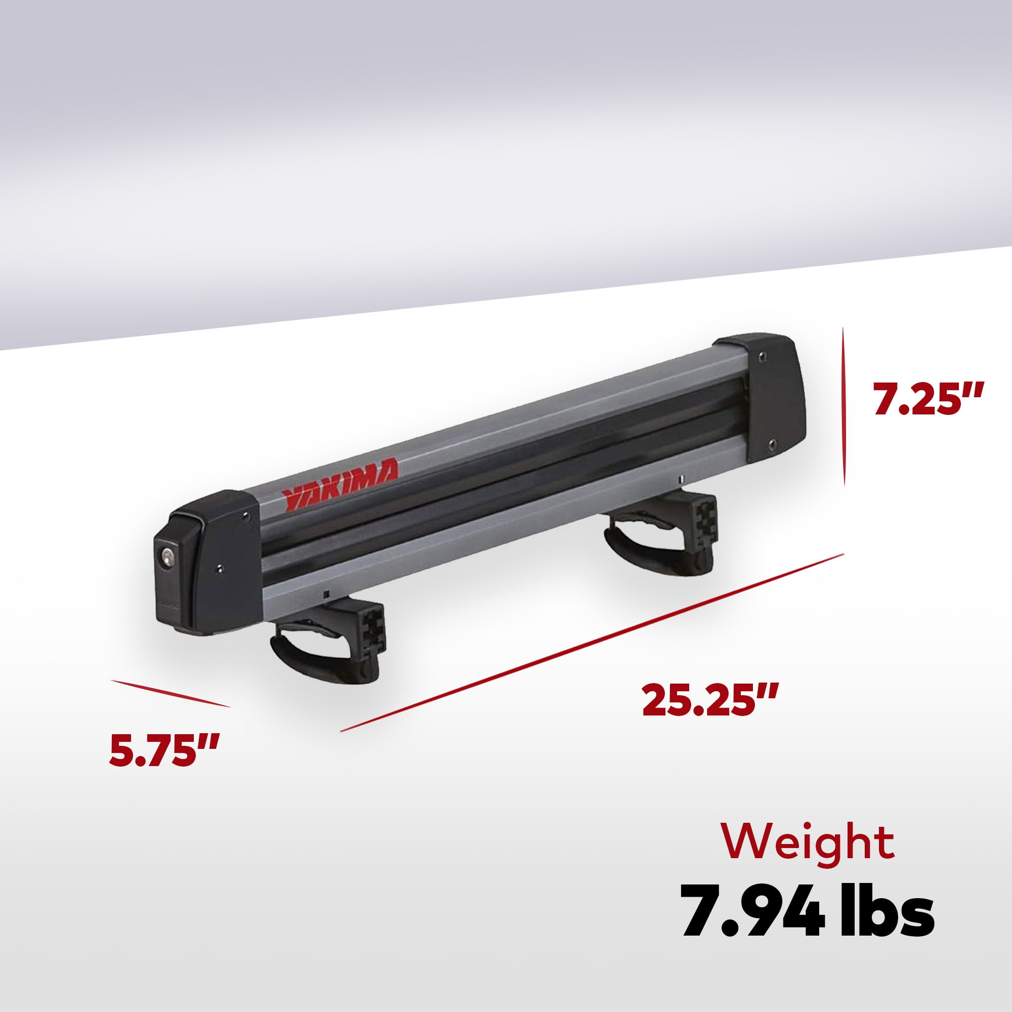 Yakima FreshTrack Universal Roof Top Mount Ski and Snowboard