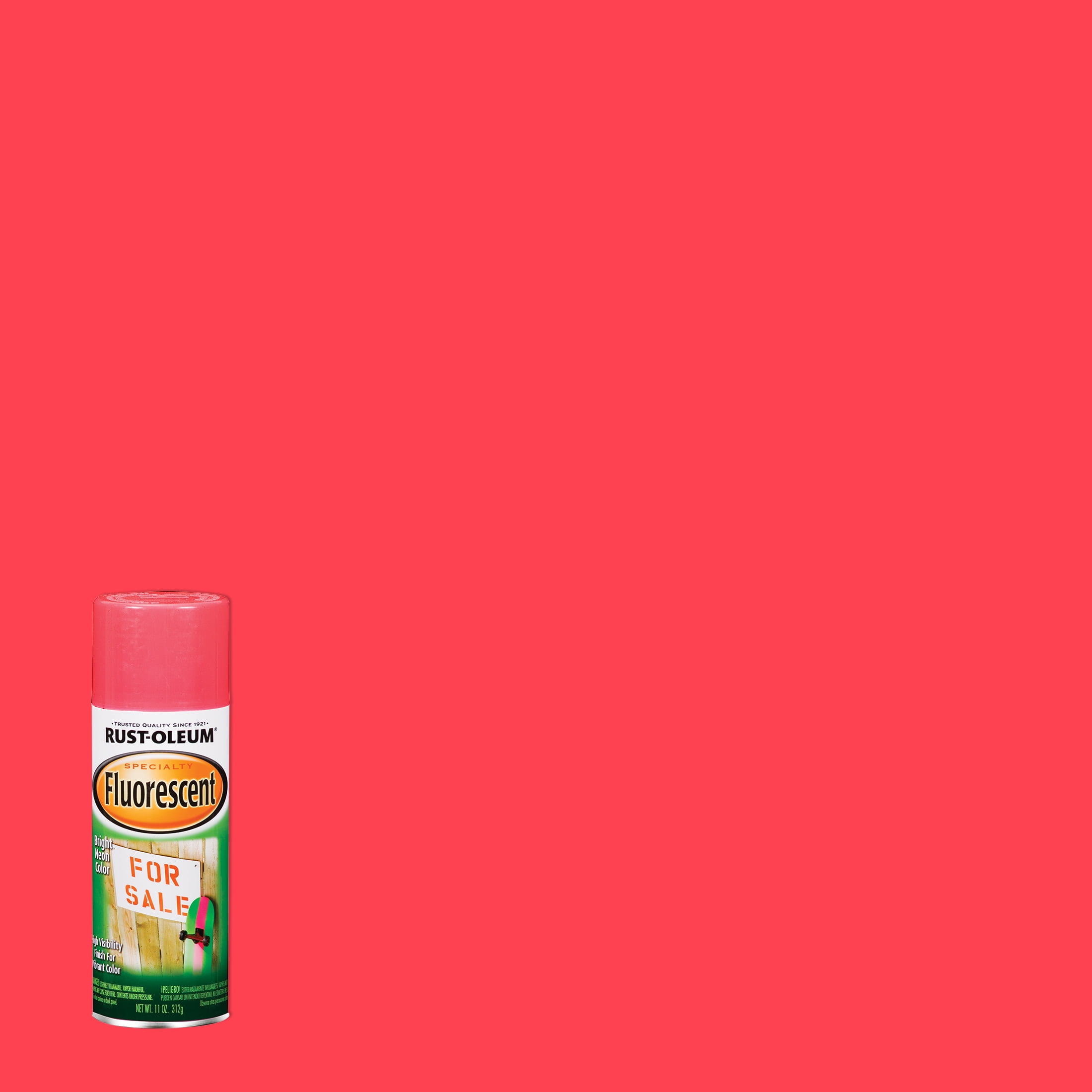 Pink, Rust-Oleum Specialty Fluorescent Spray Paint-1959830, 11 oz