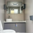 thumbnail image 4 of GOEASY VEHICLE Gender-Separated Double-Stall Portable Bathroom Trailer Mobile Restroom with Stairs Outdoor Event Wedding Festival Construction Site Sanitation Unit, 4 of 6