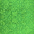 thumbnail image 1 of Ahgly Company Indoor Square Oriental Green Industrial Area Rugs, 4' Square, 1 of 4