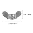 thumbnail image 4 of Mobutofu 24 Pcs Hardware Nuts Wing Nut Assortment Set for Installing Purposes, 4 of 7