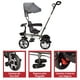 thumbnail image 4 of Triciclo para Niños JOYKOO Evolutivo Asiento giratorio 360 luz sonido gris, 4 of 7