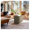 thumbnail image 2 of SONGMY 31 Gallon Resin Deck Box Waterproof Indoor Outdoor Storage Boxes for Patio Furniture Cushions and Garden Tools (Light Brown), 2 of 8