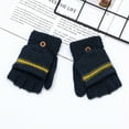 thumbnail image 2 of ZJXFGS Mittens For Women Hunting Essentials Waterproof Gloves Women Cold Weather Thin Cold Weather Gloves Adult Mittens Gloves For Cold Weather Winter Gloves For Women Navy A, 2 of 3