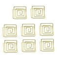 thumbnail image 4 of WHAMVOX 8pcs Metal Memo Holder Table Placecard Holder Stand for Wedding Banquet (Golden), 4 of 8