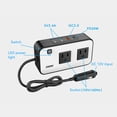 thumbnail image 4 of Onduleur de Puissance, Onduleur de Puissance Rapide pour Véhicule avec Ports USB Doubles, 4 of 7