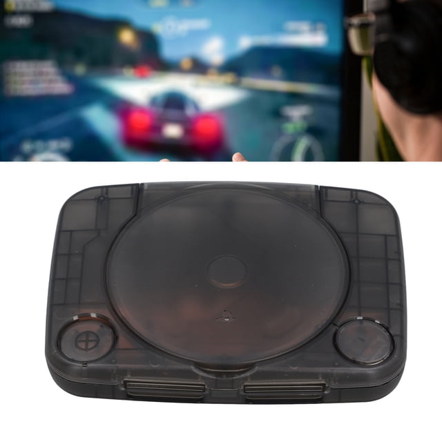 Translucent Retro Console Replacement Shell, Retro Console Case for PS1 for SCPH 001 SCPH 101 SCPH 102 SCPH 103 All Versions, Lightweight Console Case with Precise Size