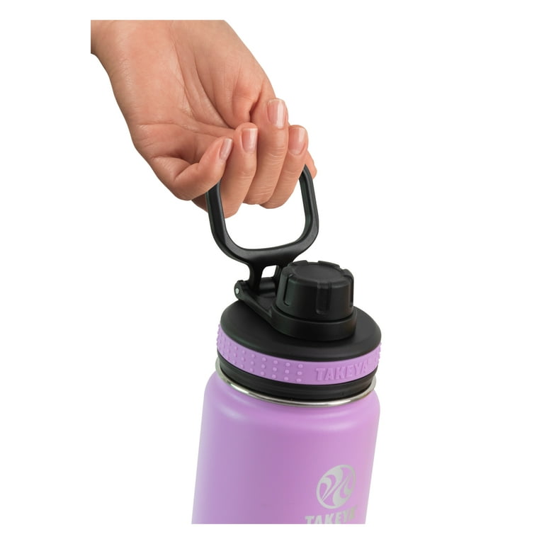 Takeya Actives Water Bottle 24 oz. Lilac Color Insulated Stainless Double  Wall