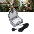 thumbnail image 4 of Prise Extérieure, Boîtier de Prise d'Alimentation 250V 13A IP66 avec Protection, Couvercle Verrouillable et Rallonge pour Jardins, Garages, Toilettes, 4 of 8