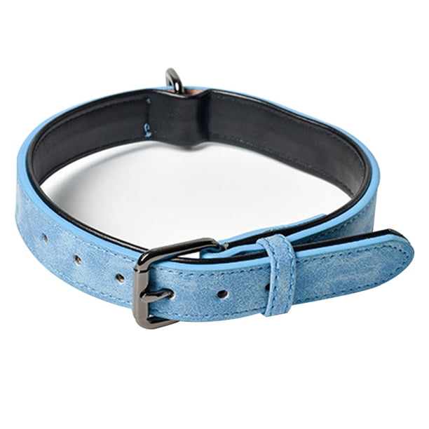 club de doug | | collar para perros de cuero de plena flor, pesado | cómodo, fuerte