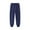 Navy Blue, variant on Esaierr Kids Baby Spring Fall Sweatpants for Boys Girls Teen Cotton Active Jogger Pants Solid Color Trousers Bottoms Unisex Toddler Elastic Waist Pants with Pockets for 1-14Y