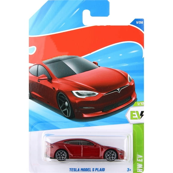 HW 2025 Tesla Model S Plaid (Red) HW EV