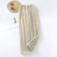 thumbnail image 2 of TINZ Pantalon Décontracté Ample et Chaud pour Femmes, Pantalon de Pyjama, Pantalon en Lin pour Femmes, Pantalon d'Été Décontracté avec Poches pour Femmes, 2 of 6
