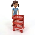 thumbnail image 6 of Ywmsfl for Doll Furniture Iron 3 Trolley Storage Rack for Doll House Kitchen Furniture with Accessories Supplies Decoration Accessories, 6 of 9