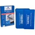 thumbnail image 1 of AIR-Reusable Hot and Cold Ice Packs for Injuries, Joint Pain, Muscle Soreness and Body Inflammation - Migraines - Microwave Heating Pad (Two Pack) 9.5 x 5 and 9.5 x 7, 1 of 4