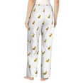 thumbnail image 3 of Xecao Gold Rabbit Women's Straight Lounge Pajama Pants: The Epitome of Relaxed Sleepwear, 3 of 9