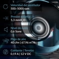thumbnail image 2 of Artic P8 MAX - Ventilador de PC, Ventilador de Caja de Alto Rendimiento de 80 mm, Ventilador de Servidor accionado a 500-5000 RPM, Modo 0dB - Negro, 2 of 5