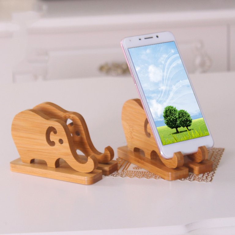 Phone Stand Wood Phone Stand. Phone Holder for Desk. Desk Accessories. 