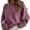 Fuchsia, variant on Luniro Chunky Sweaters for Women Oversized Knit Fall Pullover Sweater Tops Trendy Fashion Clothing