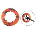 thumbnail image 4 of Rueda de cadena shamjiam BCD130 Naranja 56T Plato de bicicleta plegable, 4 of 9