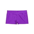 thumbnail image 4 of Mufeng Kids Girls Athletic Gymnastics Booty Shorts Yoga Workout Ballet Dance Shorts Tumbling Bottoms Purple 8, 4 of 6