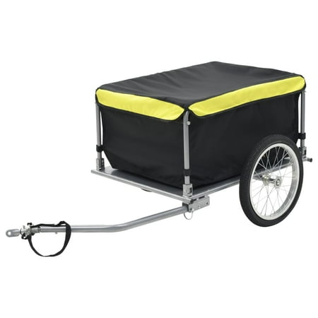 UPC: 8718475701361 | vidaXL Bike Trailer Bicycle Cargo Trailer Tow Bicycle Cart Steel and Polyester